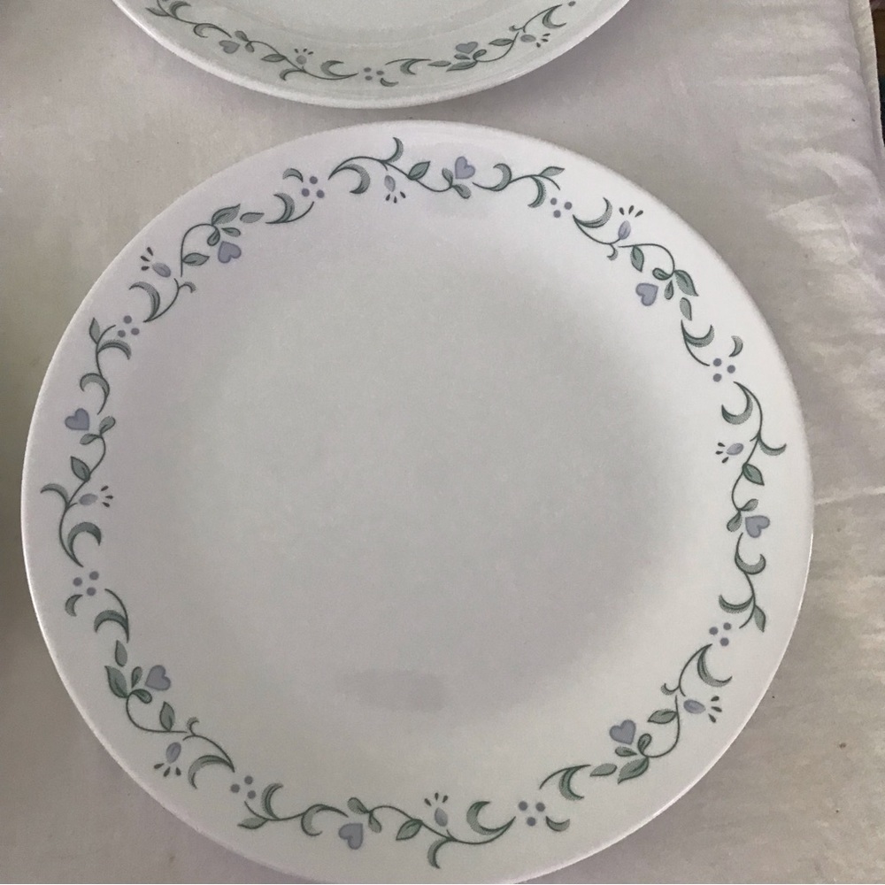 SET OF 4 CORNING CORELLE COUNTRY COTTAGE 10 1/4" DINNER PLATES - Picture 5 of 6